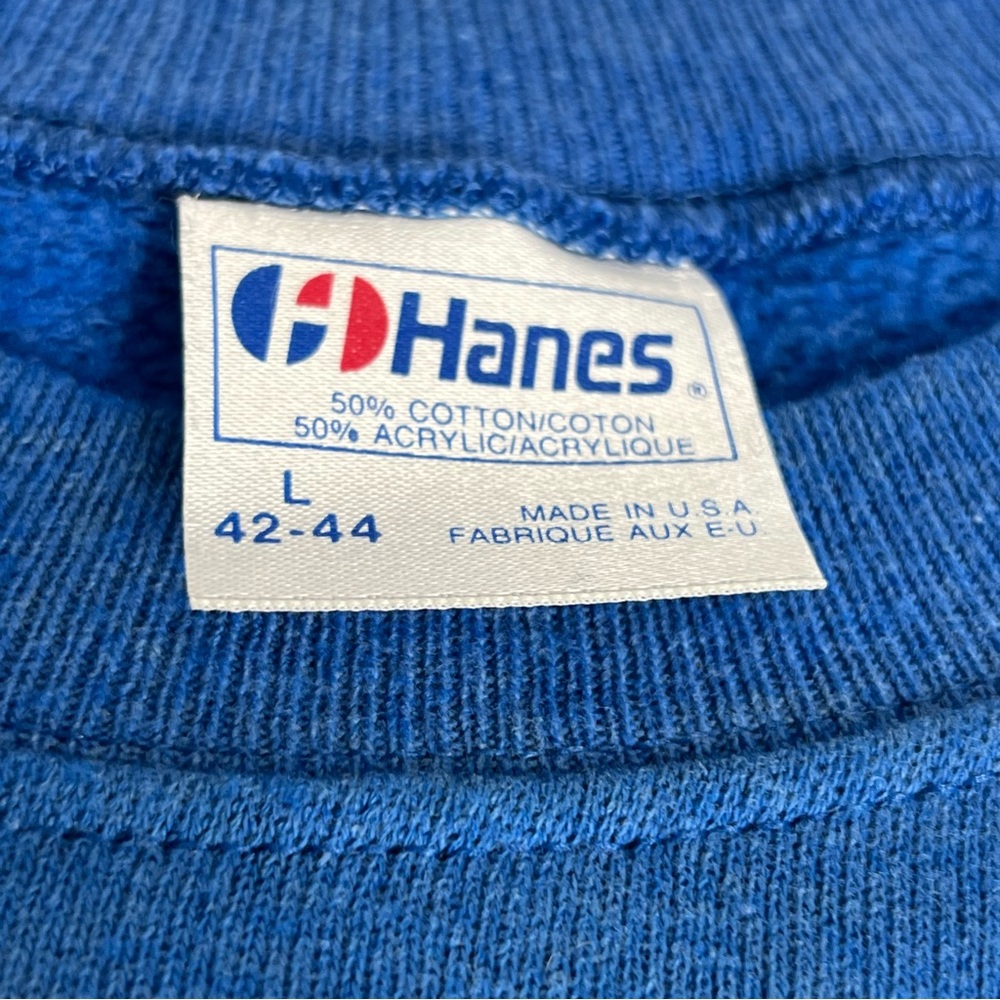 Vtg University of Kansas KU Jayhawks Band Parent Pullover Sweatshirt Crewneck L - Picture 10 of 12